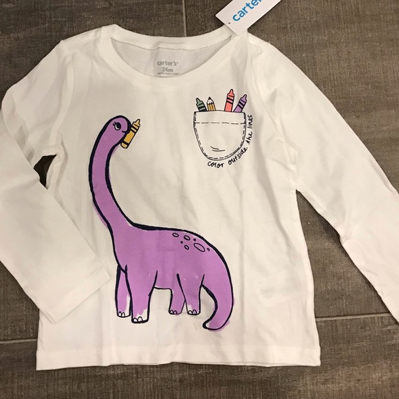 Set of 2 Girls long sleeve graphic T-shirts. Size 24M - Picture 2 of 9